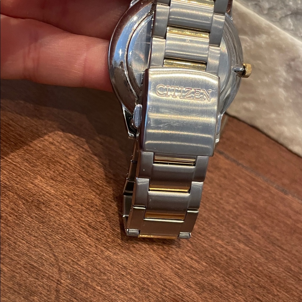 Citizen Two-Tone Silver and Gold Watch - Picture 3 of 5